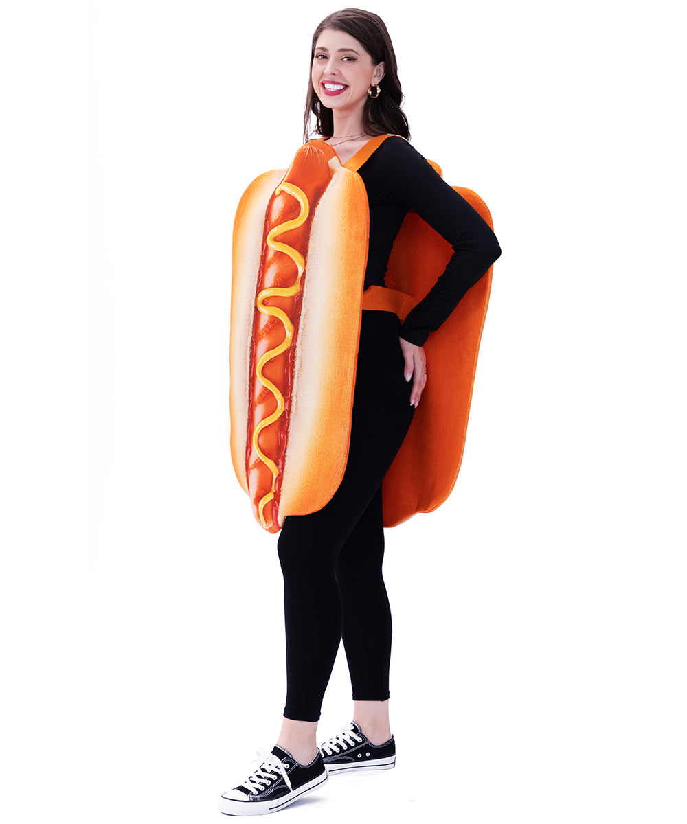 Seasons Halloween Hot Dog Costume Cosplay For Adult, One Size