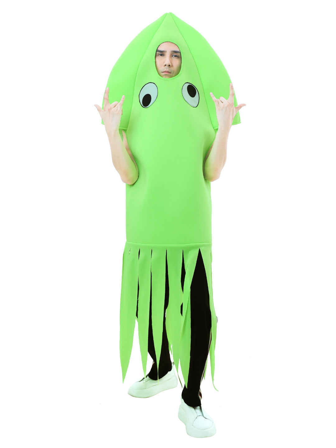 Seasons Adult Squid Halloween Costume, Funny Ocean Animal Costumes, UV Black Light Reactive One Size