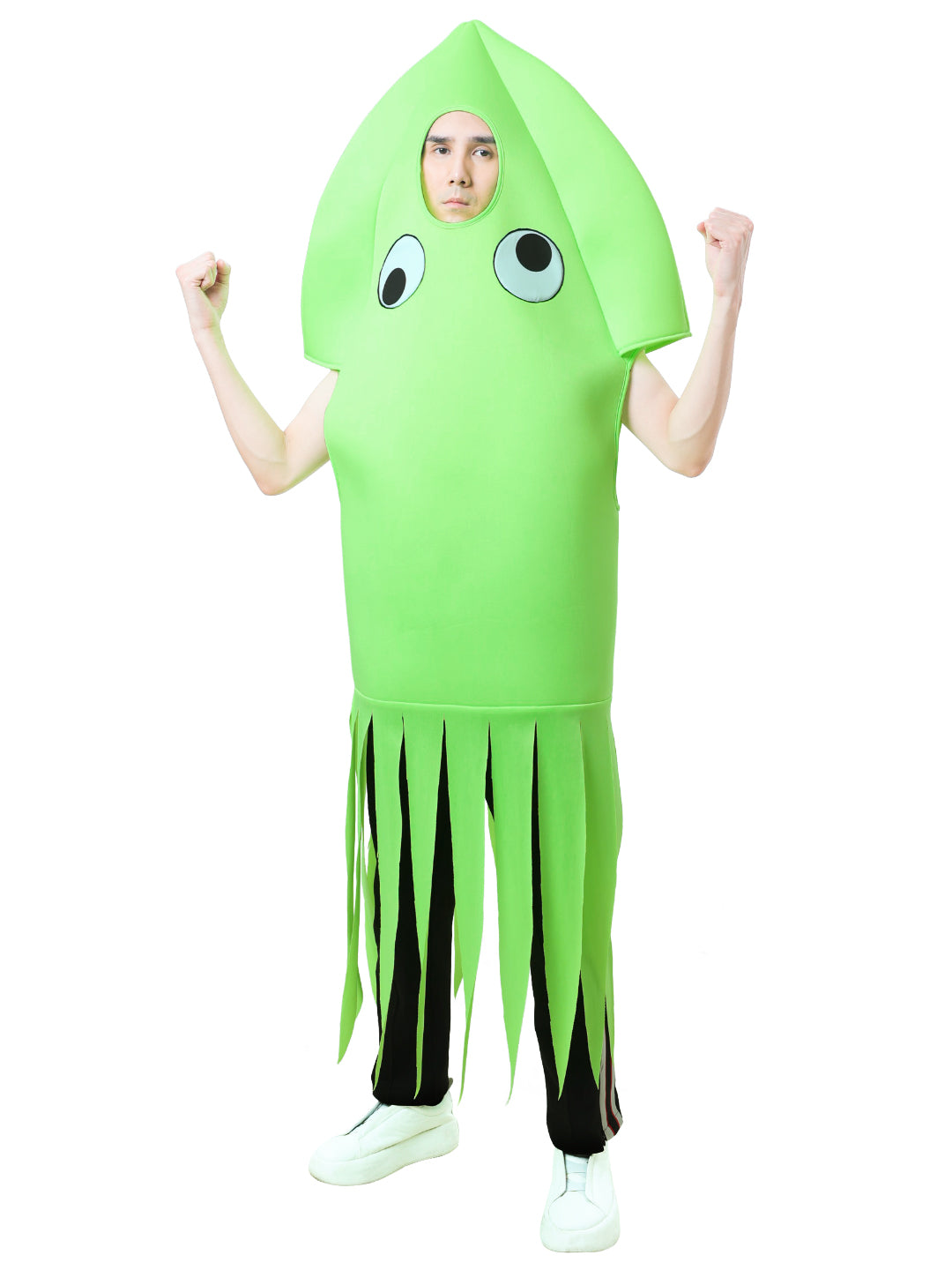 Seasons Adult Squid Halloween Costume, Funny Ocean Animal Costumes, UV Black Light Reactive One Size