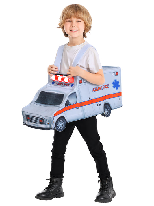 Seasons Child Light and Sound Ambulance Costume for Halloween Party